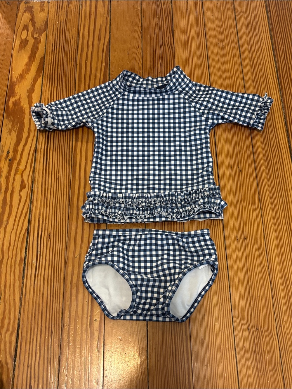 Ruffle Butts two piece baby girl bathing suit